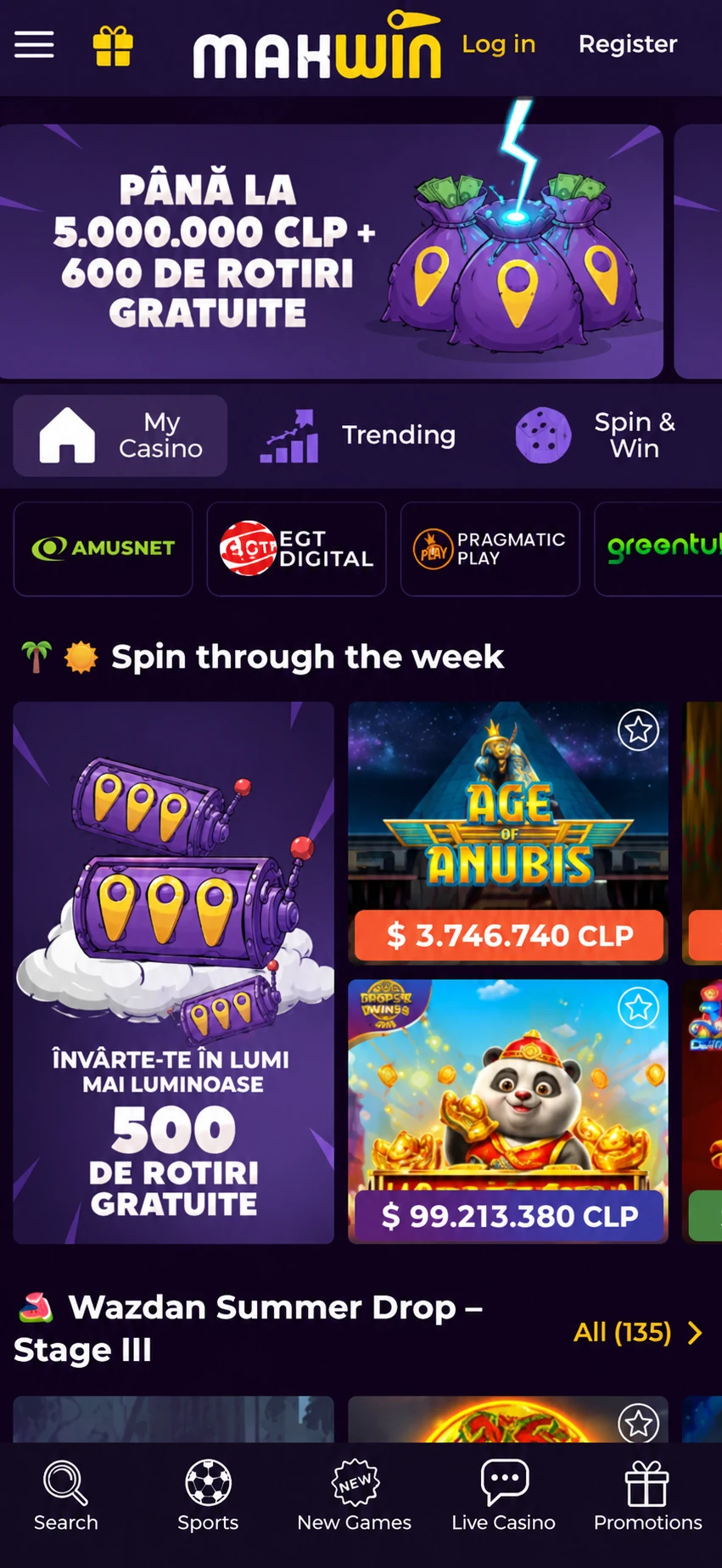Descarga la App de Maxwin Casino